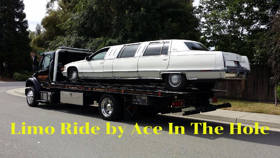 Not exactly the Limo ride the passengers had in mind, but thanks to Ace In The Hole Towing they arrived at Ruth's Chris Steakhouse on time for their reservation. They made it to the prom on time, as well. If your vehicle breaks down, call Ace In The Hole for roadside help.